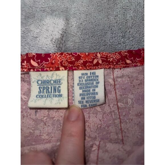 Women’s Vintage Cotton Floral Skirt 16 - Picture 7 of 9